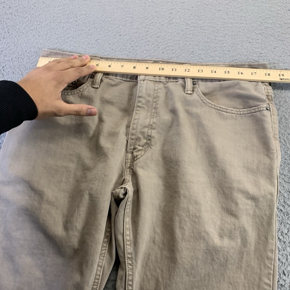 Levis 514 Jeans Mens 36x30 Tan Slim Straight 5-Pocket Cotton Pants Zip Button - Picture 5 of 12